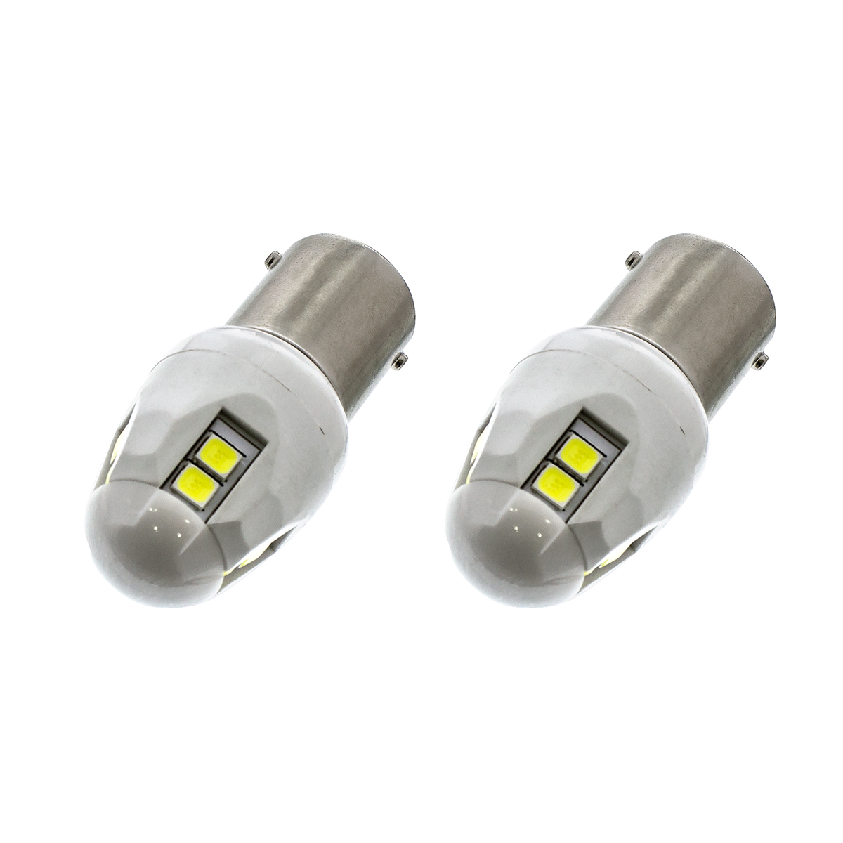 High Power 8 LED 1156 Type Bulb - White (Card of 2) - Thumbnail 2