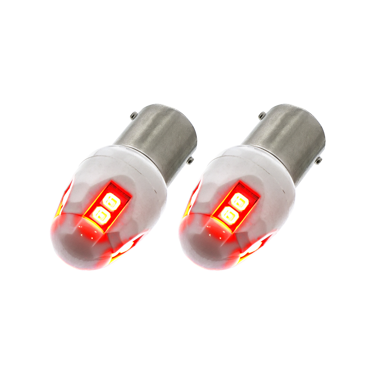 High Power 8 LED 1156 Type Bulb - Red (Card of 2) - Thumbnail 8