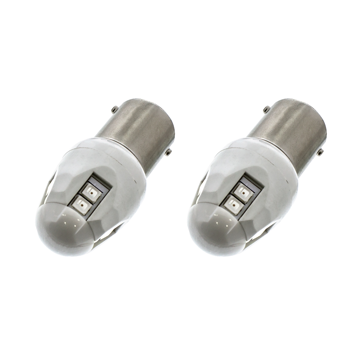 High Power 8 LED 1156 Type Bulb - Amber (Card of 2) - Thumbnail 2