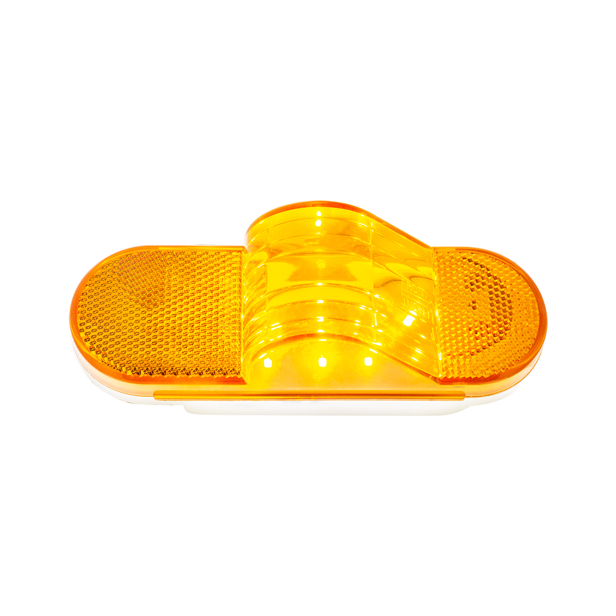 8 LED Mid-Trailer Turn Signal Light - Amber LED/Amber Lens (Card) - Thumbnail 5