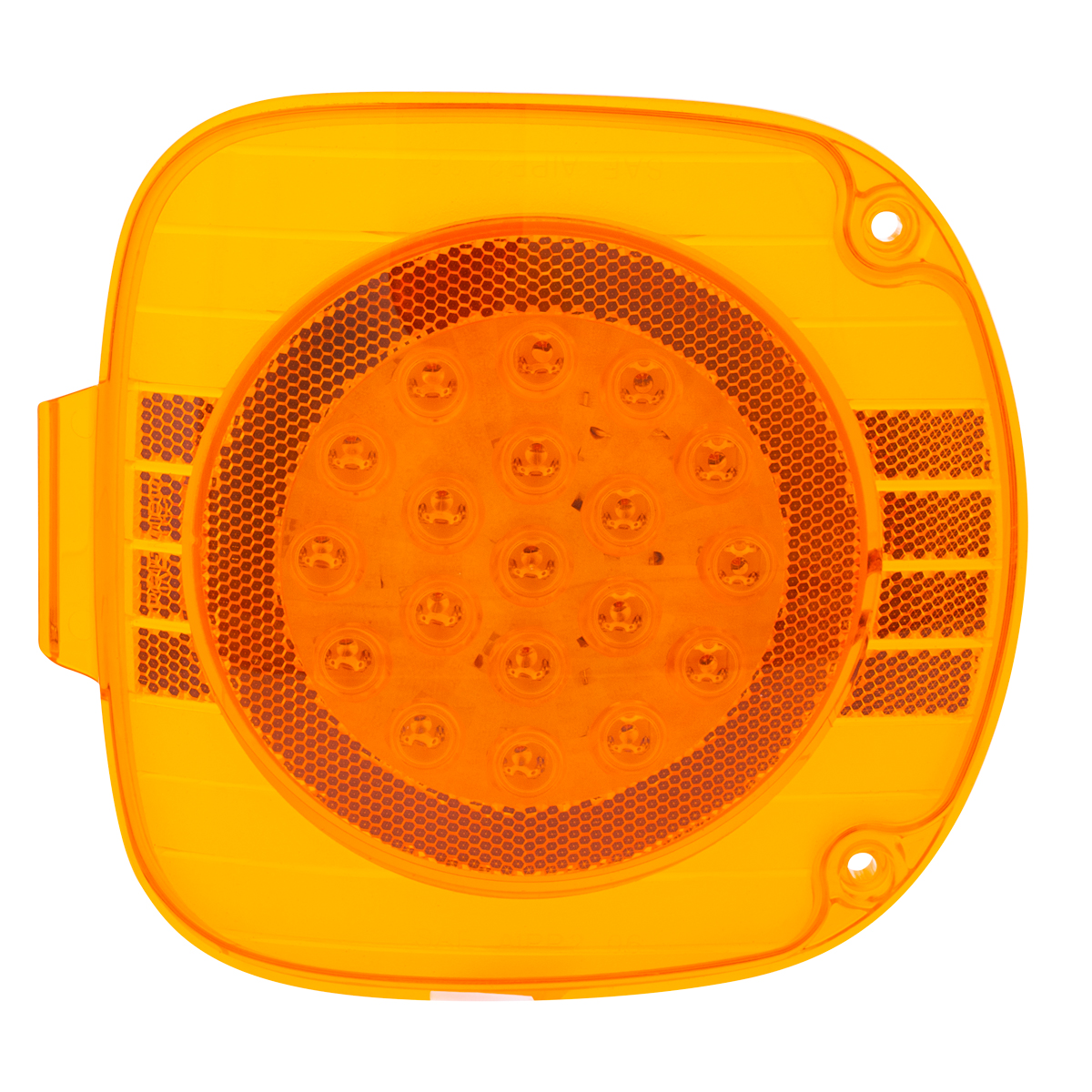 22 LED Turn Signal Light For 1996-2010 Freightliner Century - Amber LED/Amber Lens - Thumbnail 2