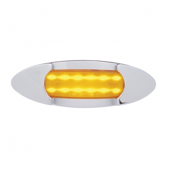 12 LED Maverick Light (Clearance/Marker) - Amber LED/Amber Lens