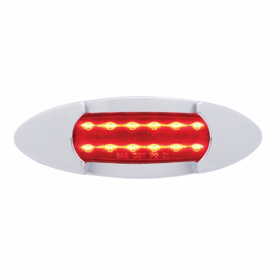 12 LED Maverick Light (Clearance/Marker) - Red LED/Red Lens