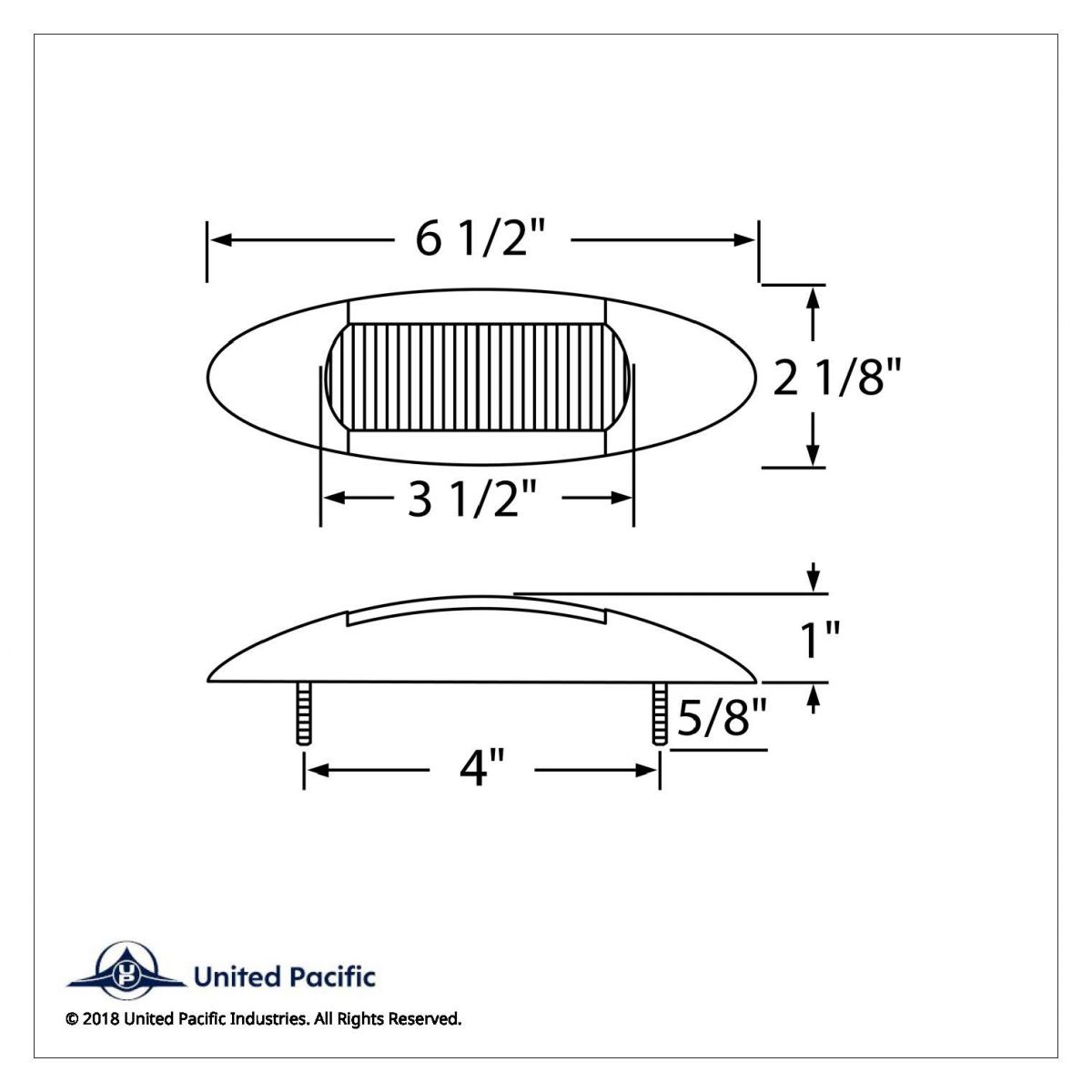 12 LED Maverick Light (Clearance/Marker) - Amber LED/Clear Lens - Thumbnail 2