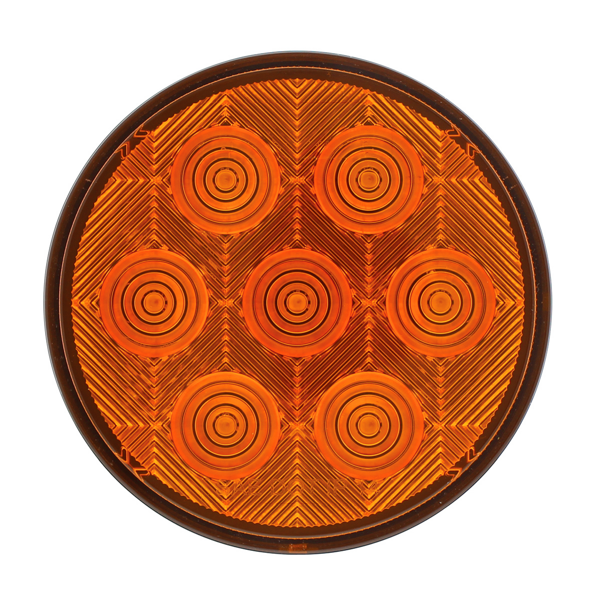 7 LED 4" Competition Series Turn Signal Light - Amber LED/Amber Lens (Bulk) - Thumbnail 7
