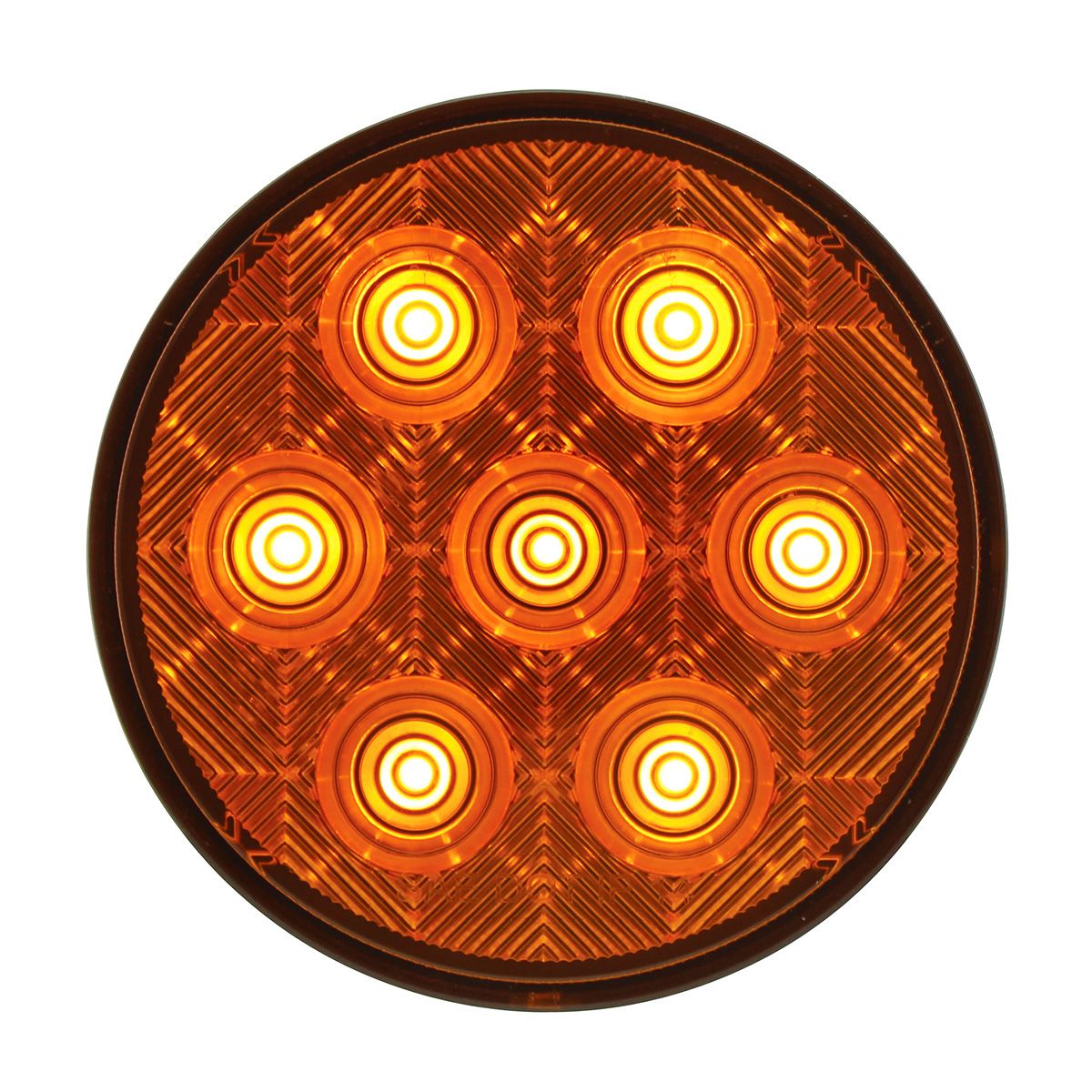 7 LED 4" Competition Series Turn Signal Light Kit - Amber LED/Amber Lens