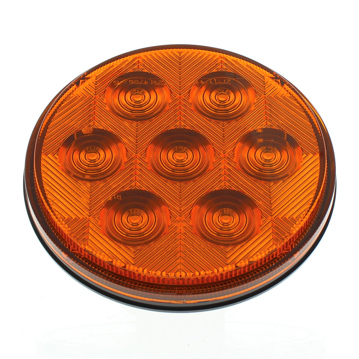 7 LED 4" Competition Series Turn Signal Light Kit - Amber LED/Amber Lens - Thumbnail 3