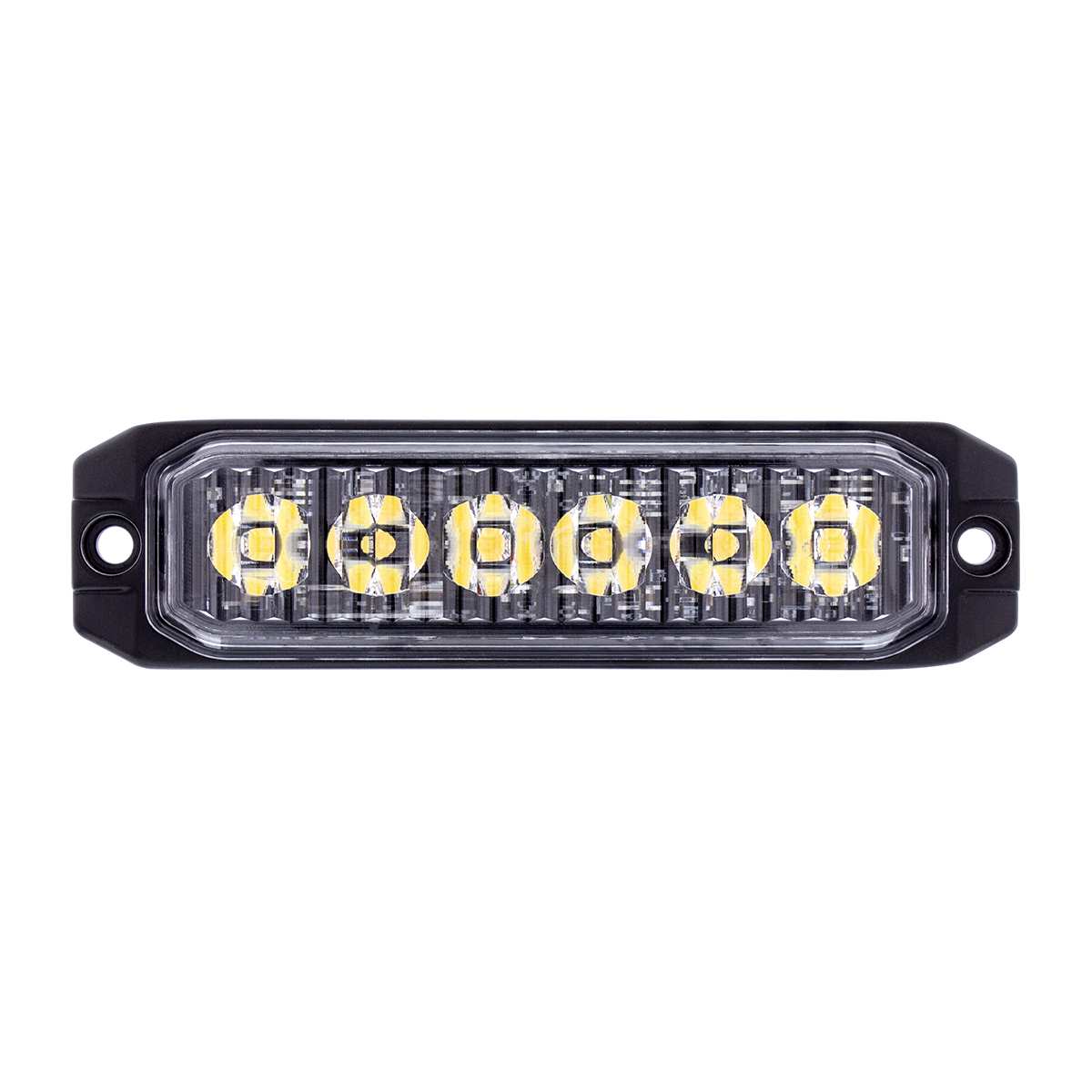 6 High Power LED "Competition Series" Slim Warning Light - Amber - Thumbnail 2