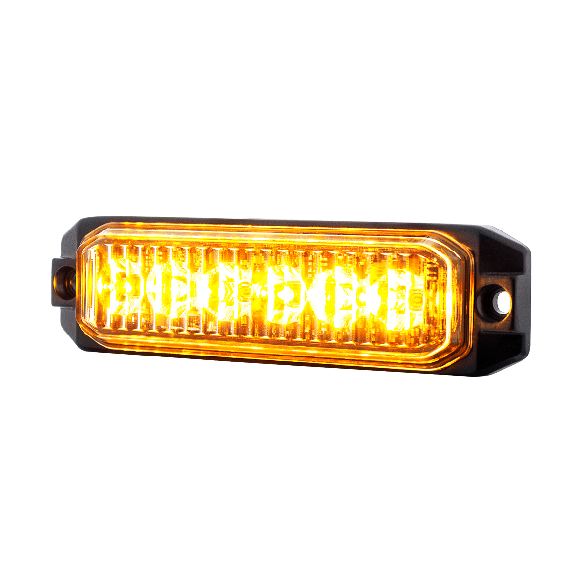 6 High Power LED "Competition Series" Slim Warning Light - Amber - Thumbnail 3