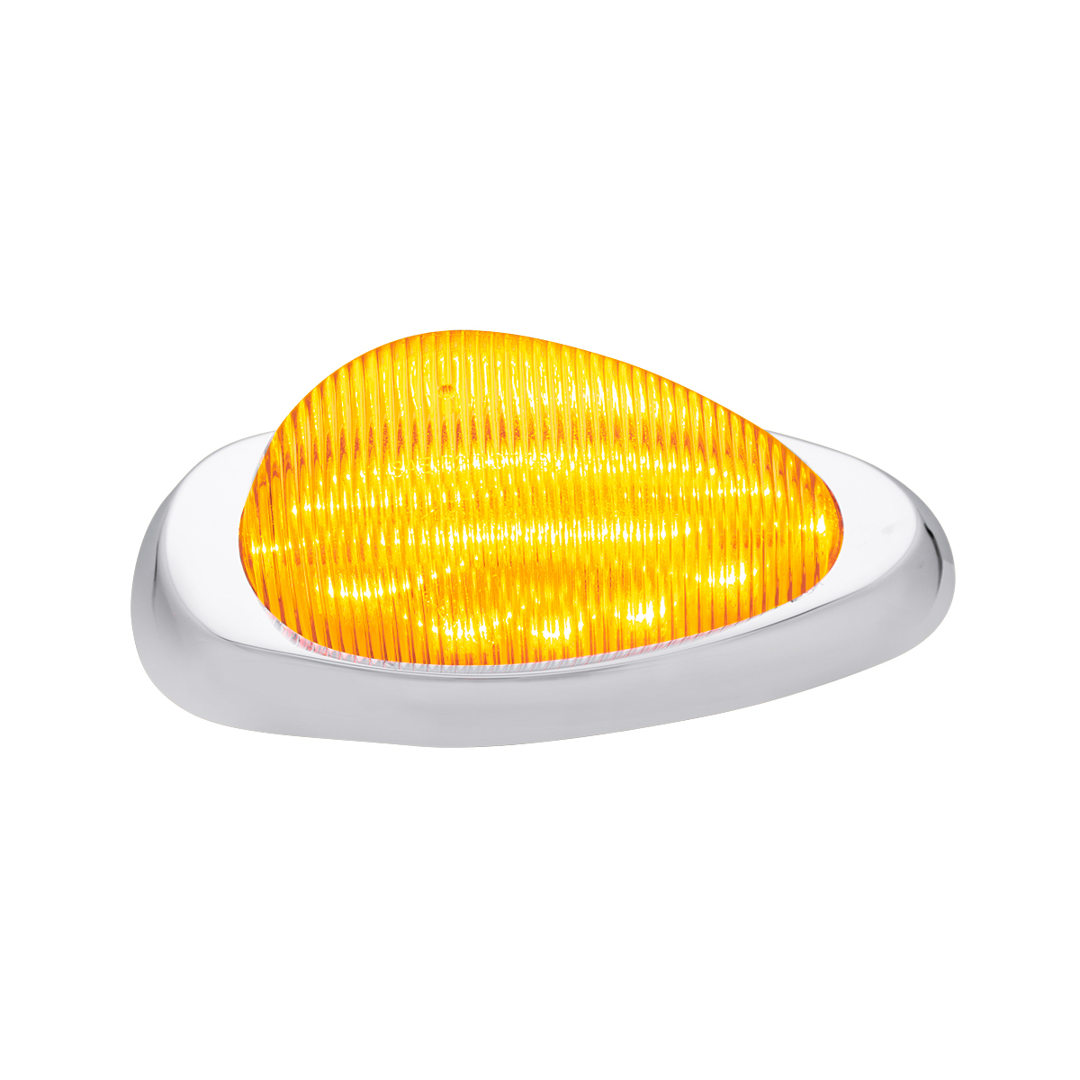 15 LED Sleeper Light With Bezel For Freightliner (Clearance/Marker) - Amber LED/Amber Lens (Pair) - Thumbnail 11