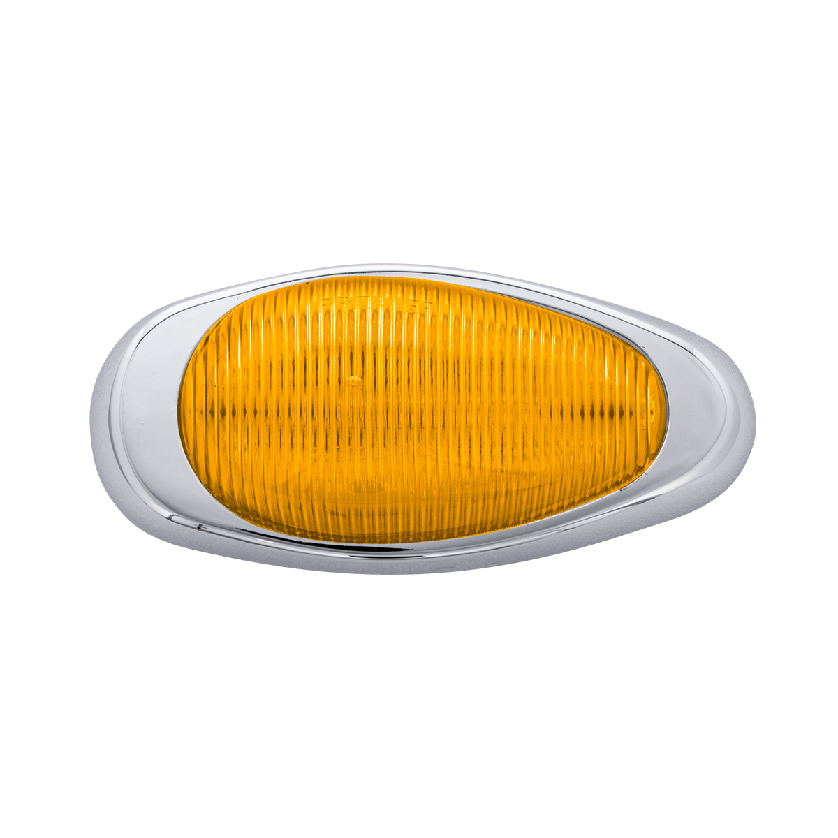 15 LED Sleeper Light With Bezel For Freightliner (Clearance/Marker) - Amber LED/Amber Lens (Pair) - Thumbnail 5
