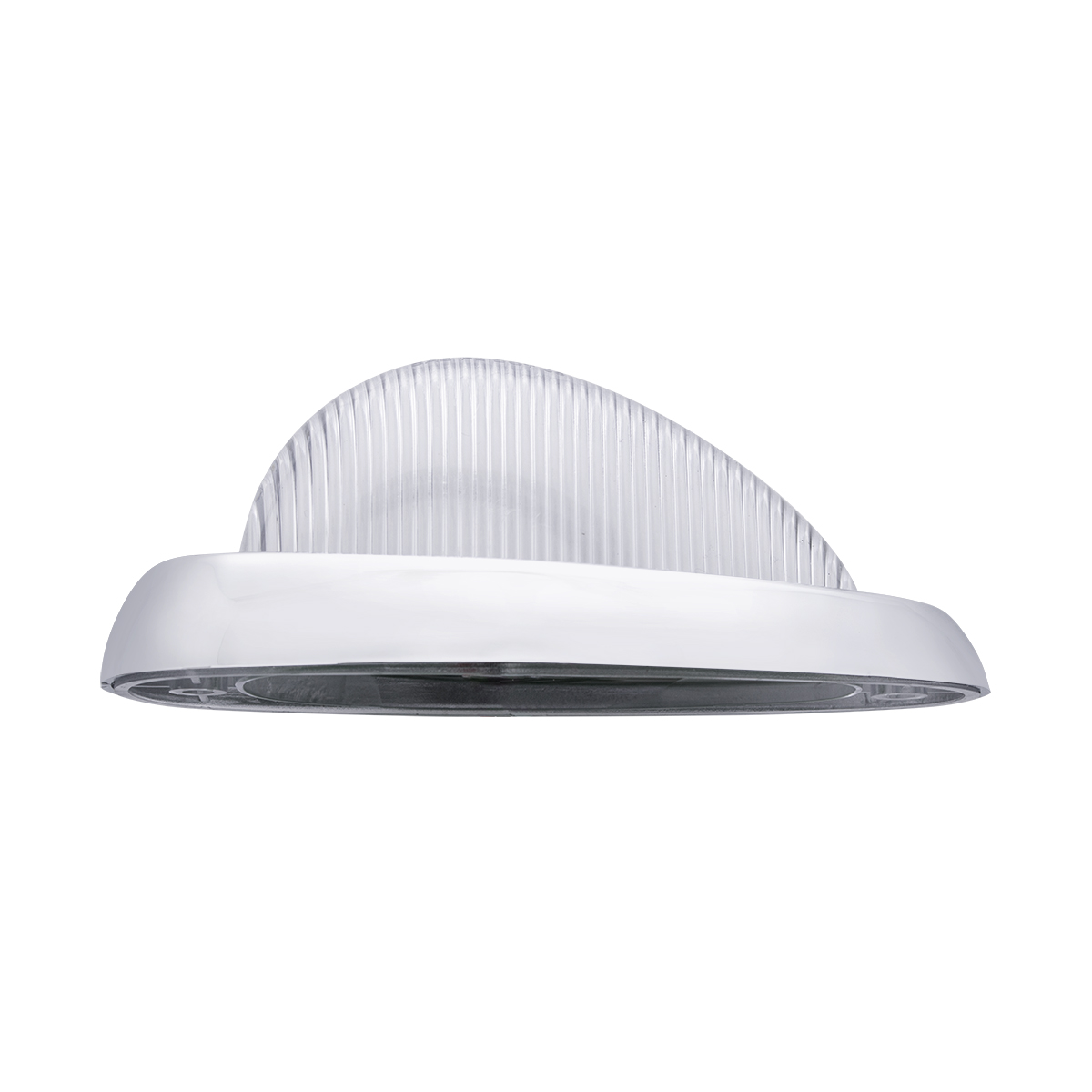 15 LED Sleeper Light With Bezel For Freightliner (Clearance/Marker) - Amber LED/Clear Lens (Pair) - Thumbnail 3