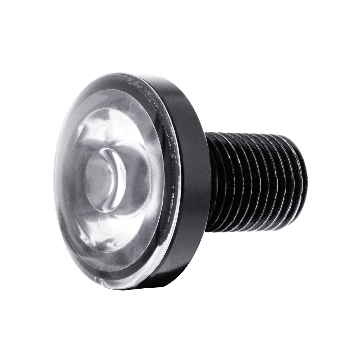 3 High Power LED 1" Light (Clearance/Marker)-Green LED/Clear Lens - Thumbnail 4