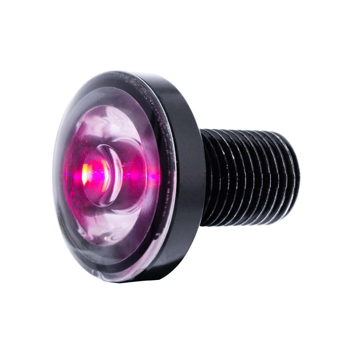 3 High Power LED 1" Light (Clearance/Marker)-Purple LED/Clear Lens - Thumbnail 3