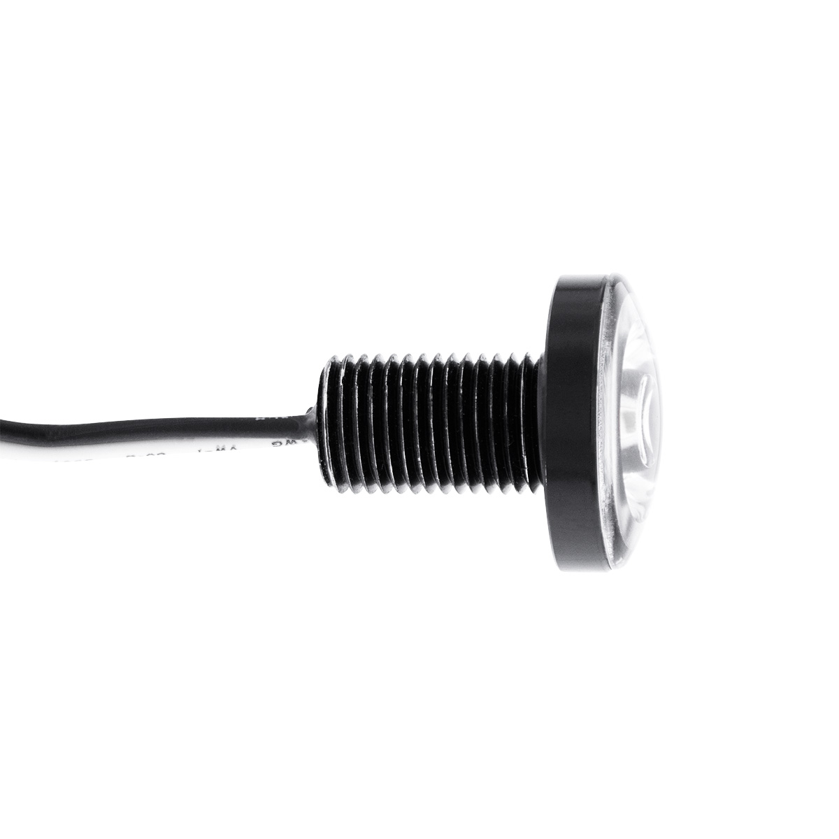 3 High Power LED 1" Light (Clearance/Marker)-Purple LED/Clear Lens - Thumbnail 5