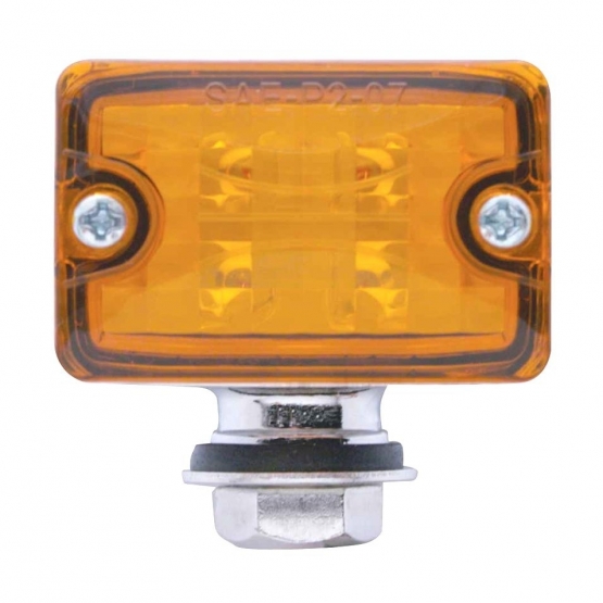 4 LED Small Rod Light -Amber LED/Amber Lens - Thumbnail 4