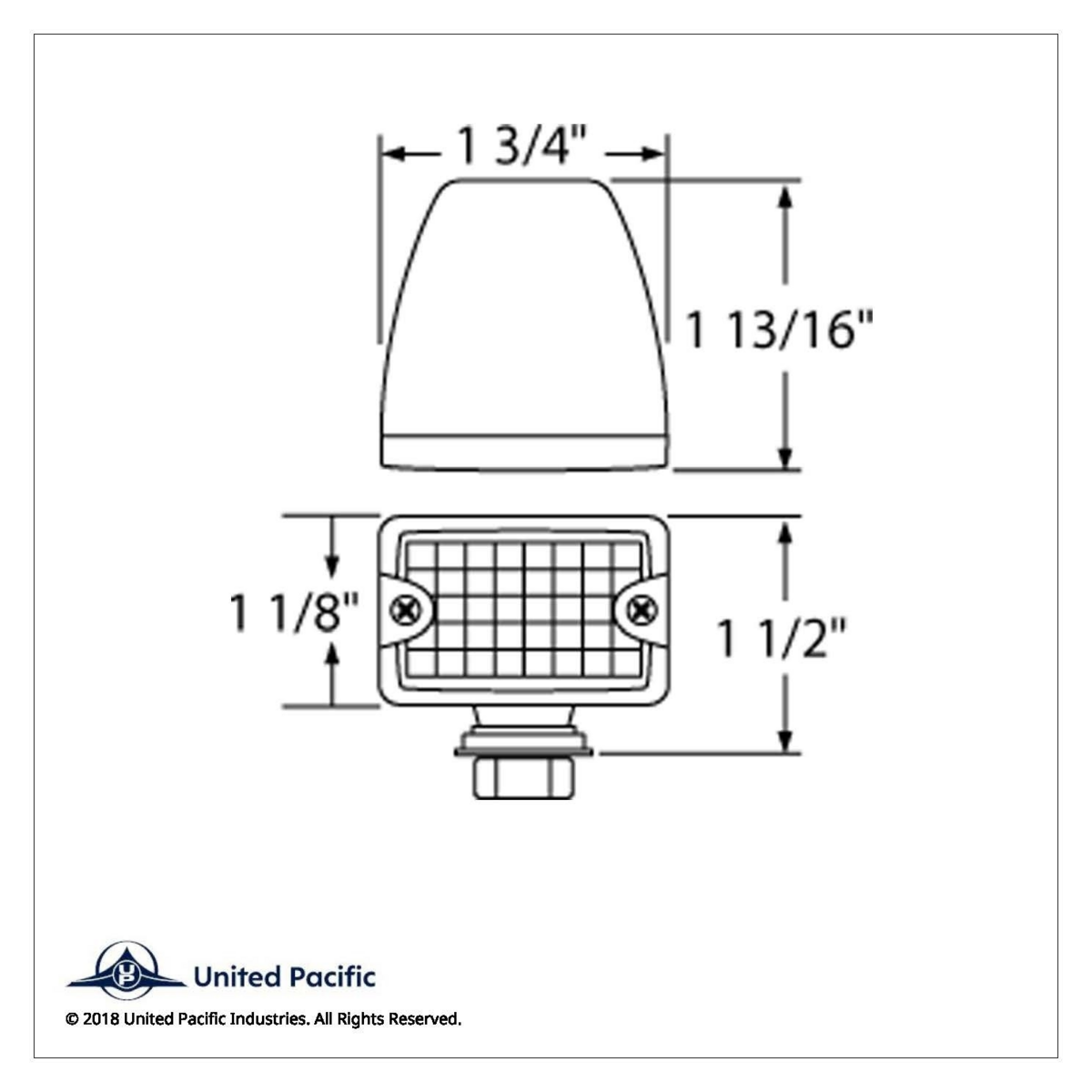 4 LED Small Rod Light -Amber LED/Amber Lens - Thumbnail 7