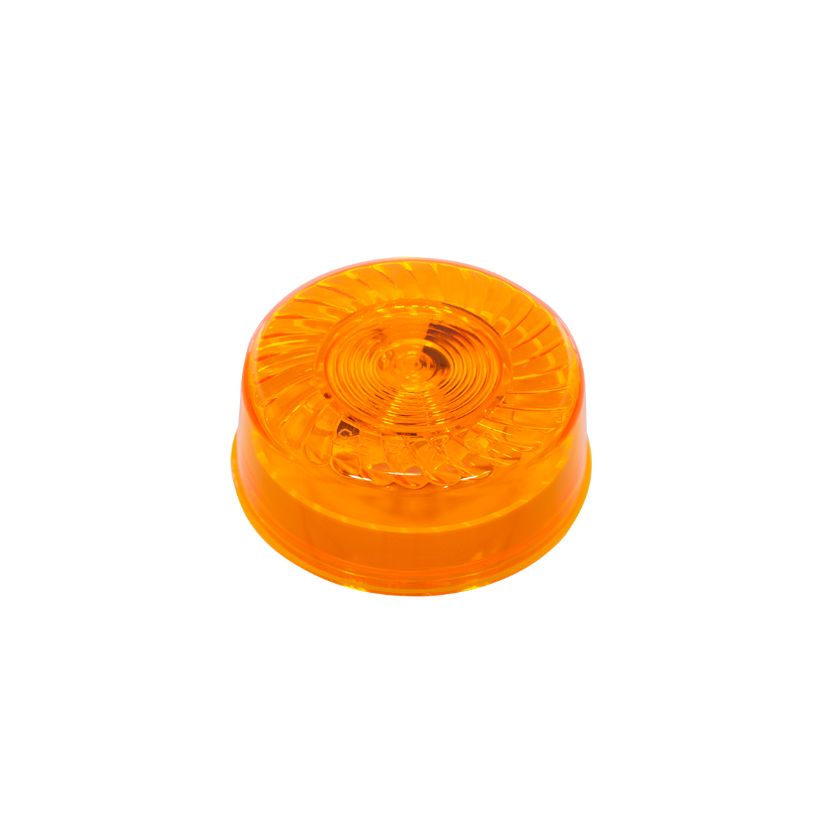 7 LED 2" Round Turbine Light (Clearance/Marker) - Amber LED/Amber Lens - Thumbnail 4
