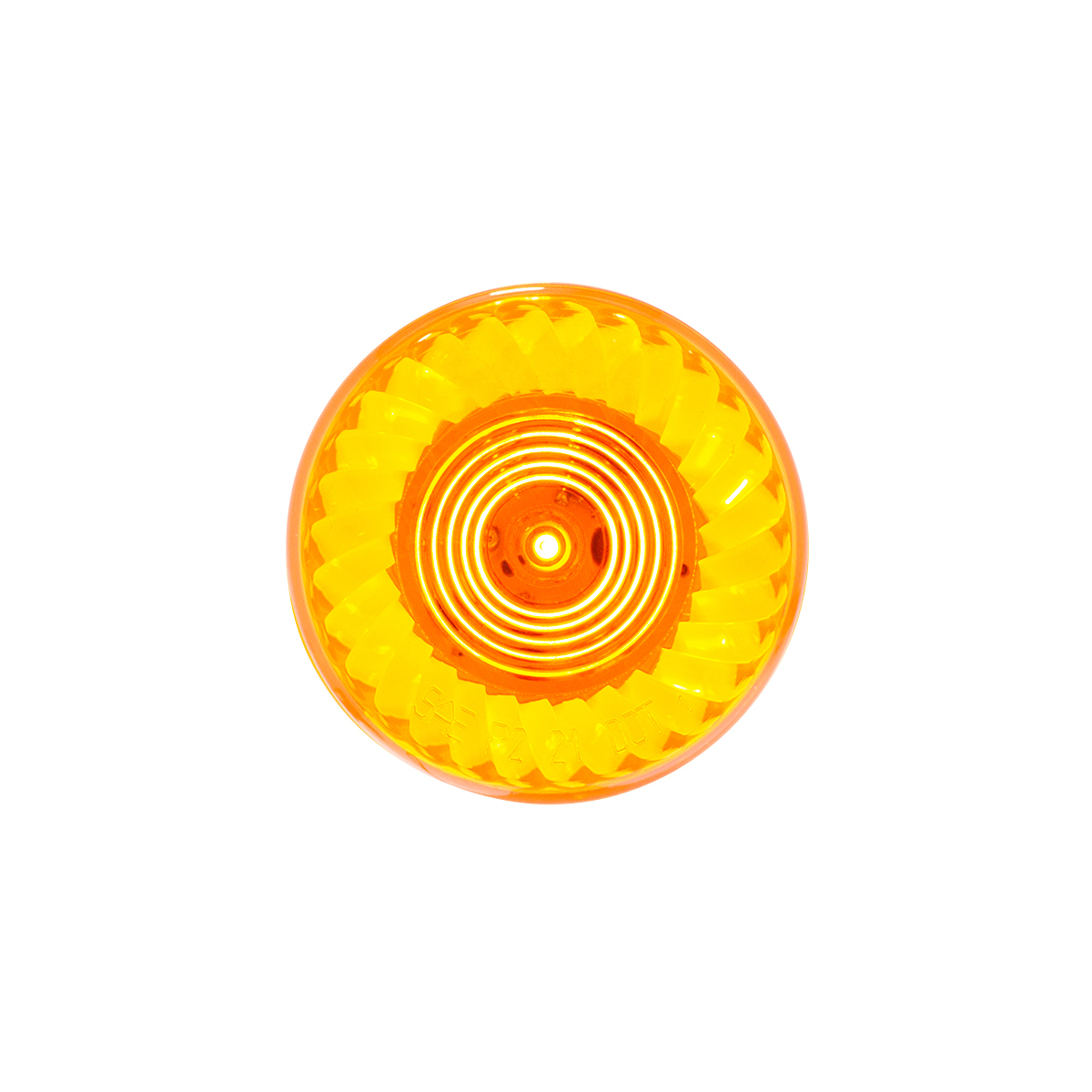7 LED 2" Round Turbine Light (Clearance/Marker) - Amber LED/Amber Lens - Thumbnail 8
