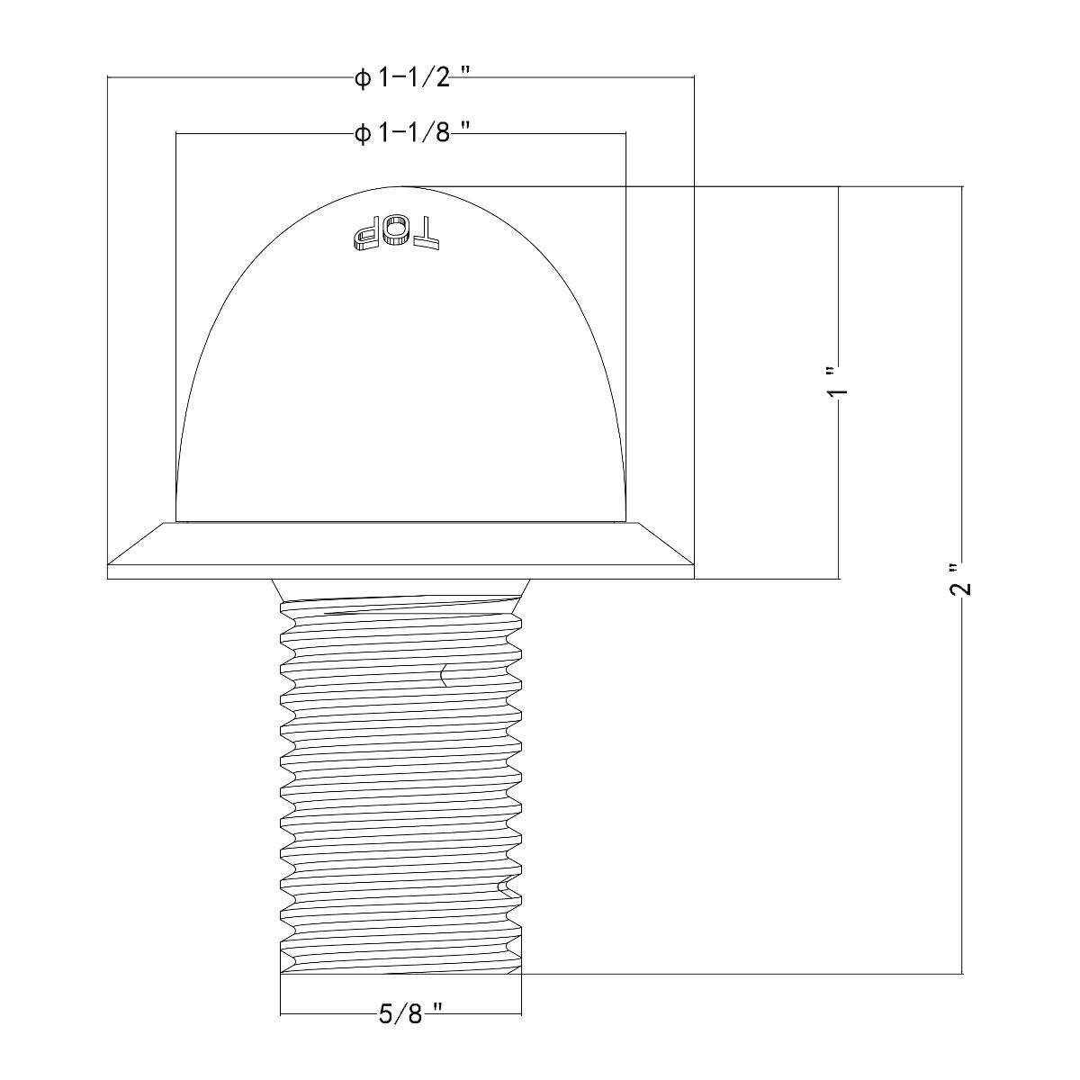4 LED 1-1/8" Watermelon Double Fury Light With Clear Lens (Clearance/Marker) - Amber & Blue LED - Thumbnail 15