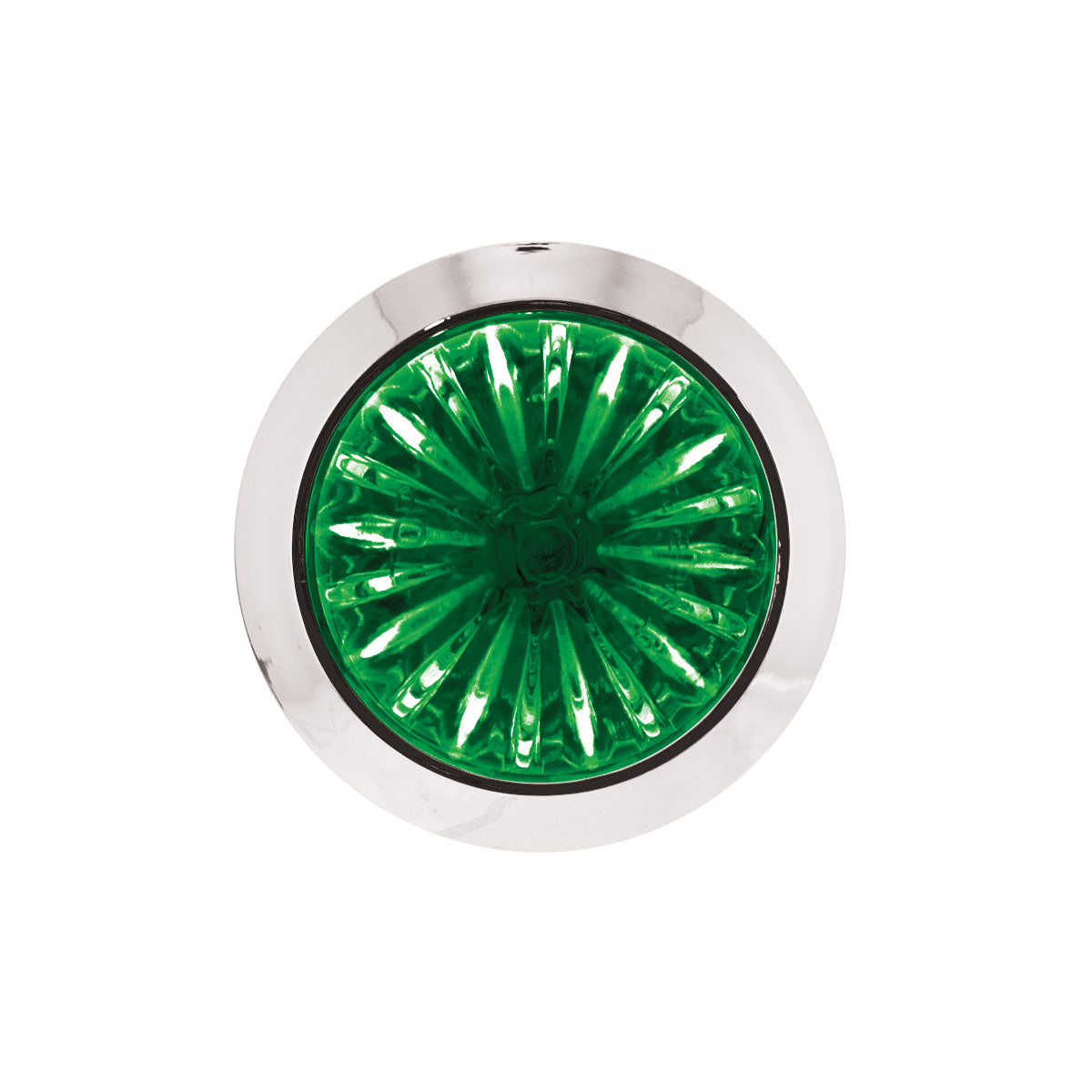 4 LED 1-1/8" Watermelon Double Fury Light With Clear Lens (Clearance/Marker) - Amber & Green LED - Thumbnail 11