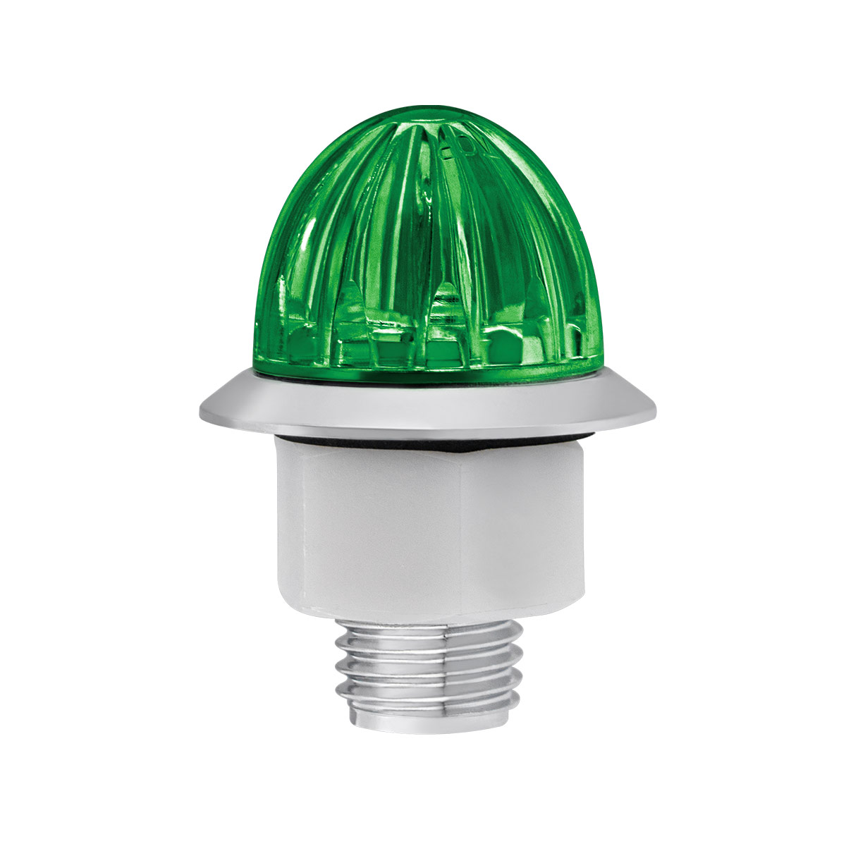 4 LED 1-1/8" Watermelon Double Fury Light With Clear Lens (Clearance/Marker) - Red & Green LED - Thumbnail 7