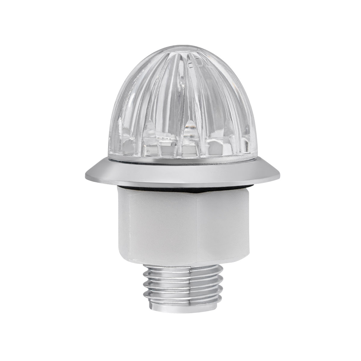 4 LED 1-1/8" Watermelon Double Fury Light With Clear Lens (Clearance/Marker) - Red & Green LED - Thumbnail 8