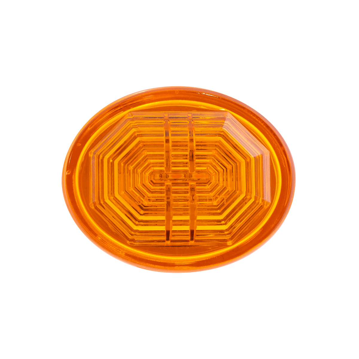 3 LED Oval Clearance/Marker Light-Amber LED/Amber Lens - Thumbnail 2