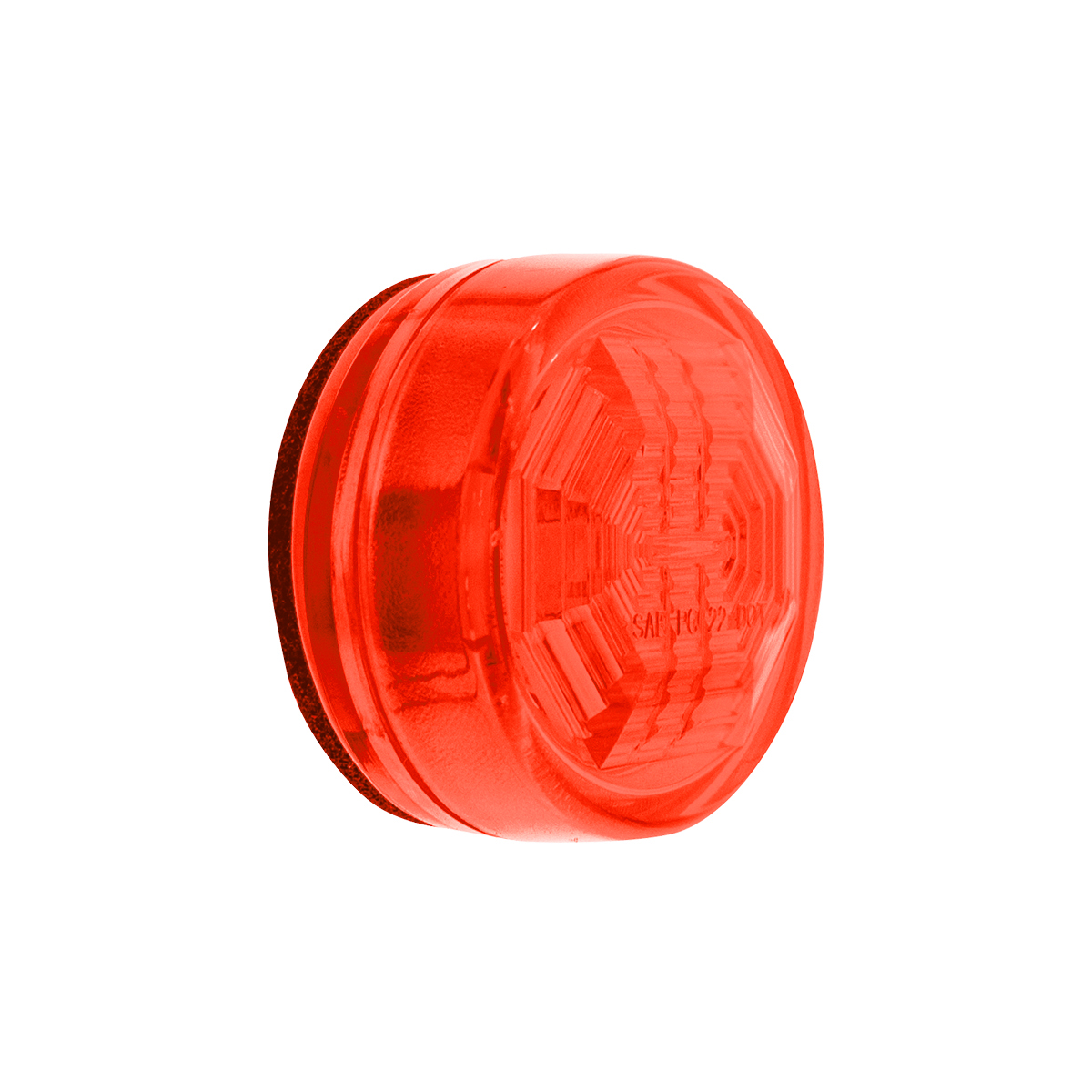 3 LED Oval Clearance/Marker Light-Red LED/Red Lens - Thumbnail 4