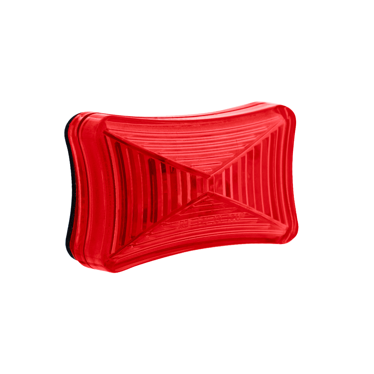 3 LED Rectangular Clearance/Marker Light-Red LED/Red Lens - Thumbnail 4