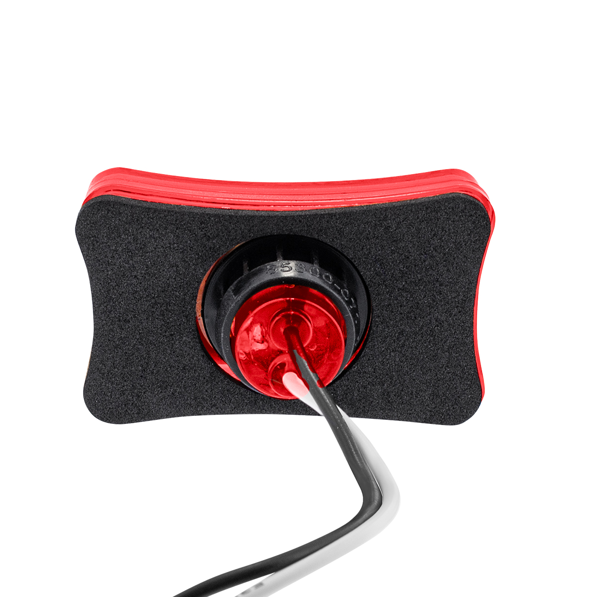 3 LED Rectangular Clearance/Marker Light-Red LED/Red Lens - Thumbnail 6