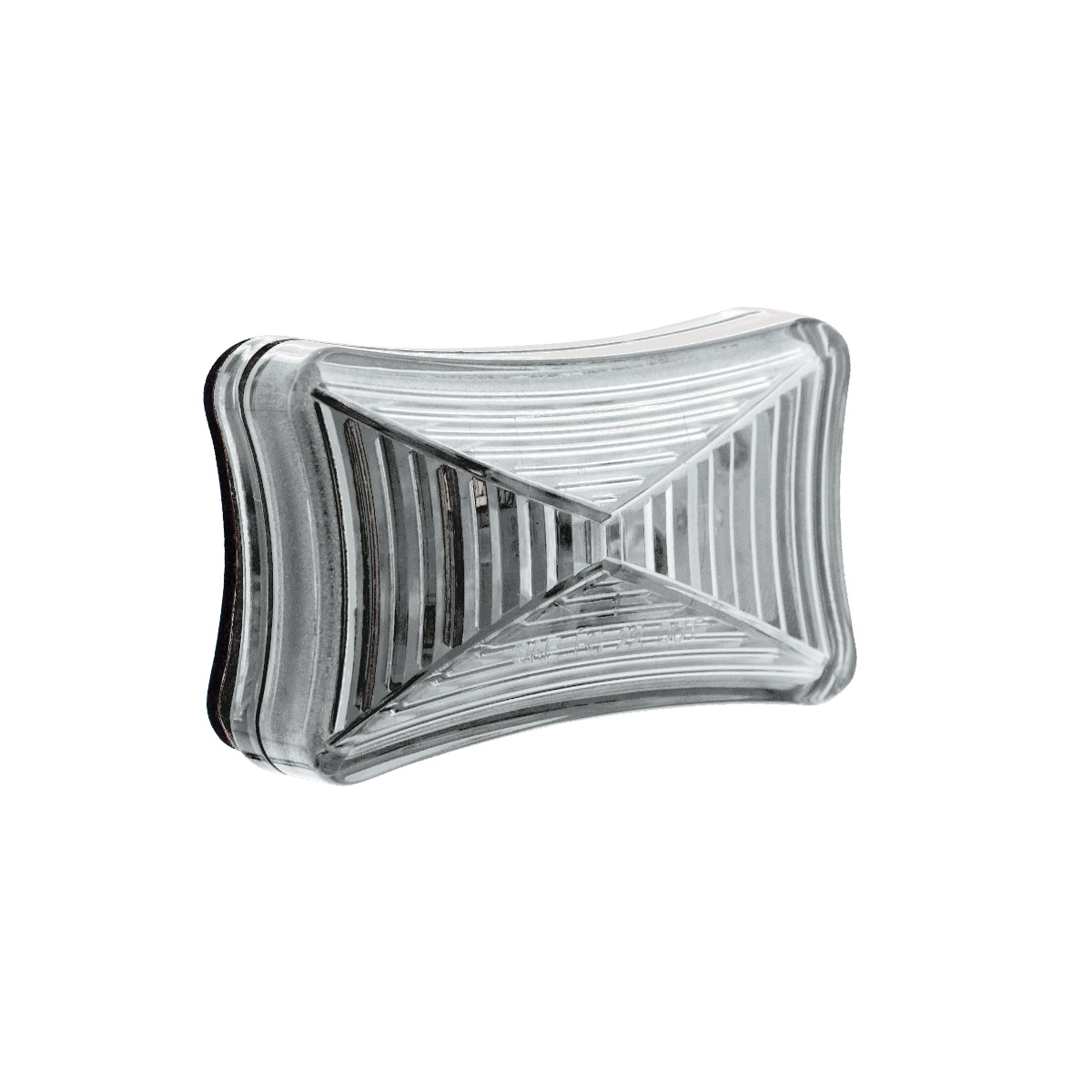 3 LED Rectangular Auxiliary Light-White LED/Clear Lens - Thumbnail 4