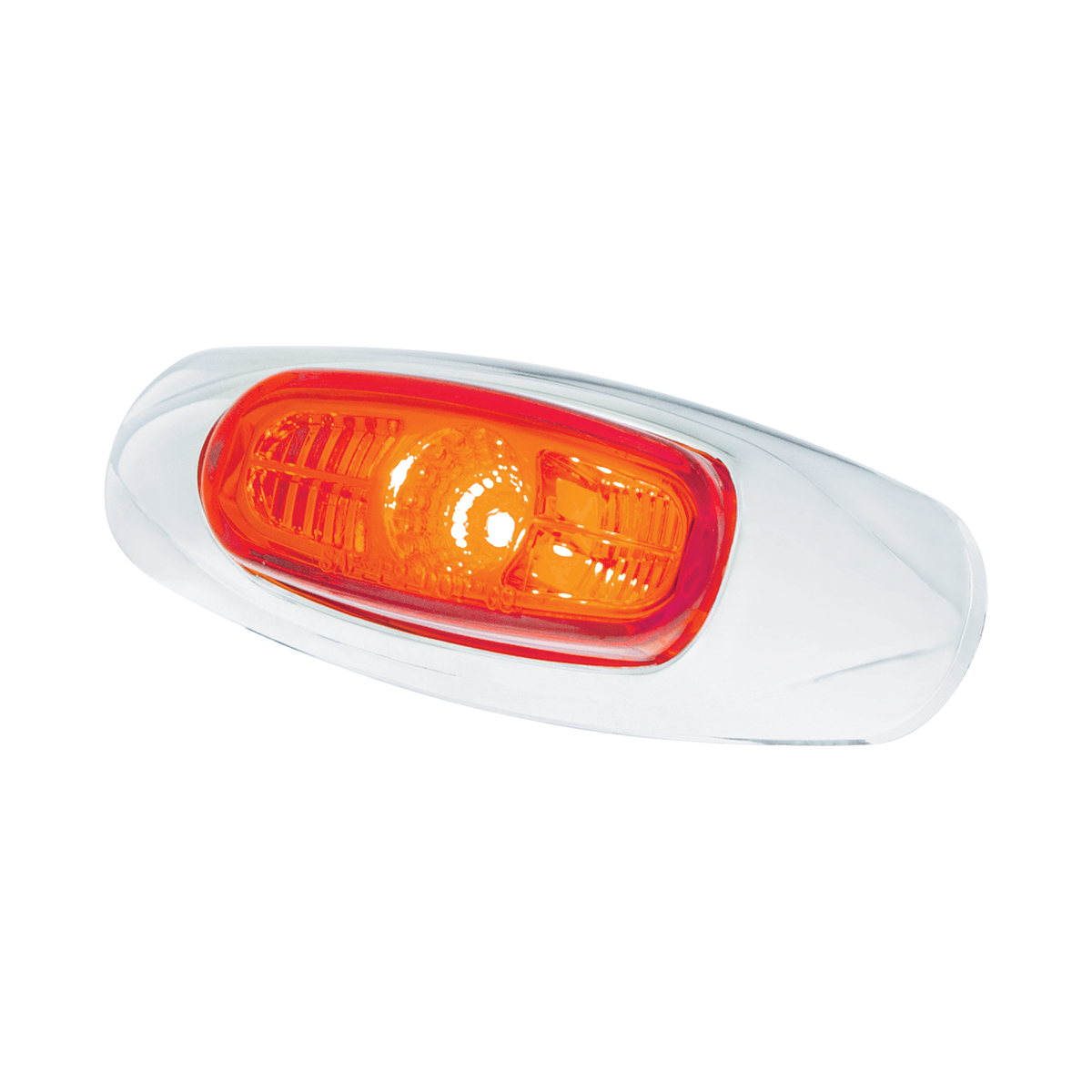 4-3/16" Wide 3 LED ViperEye Light (Clearance/Marker) - Red LED/Red Lens - Thumbnail 3