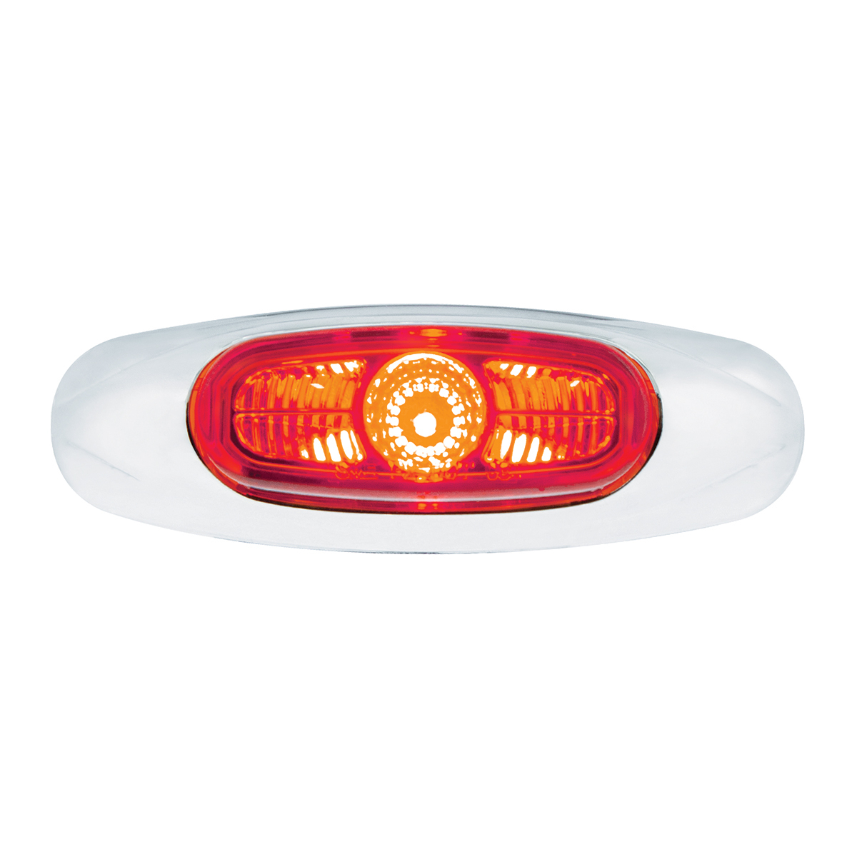 4-3/16" Wide 3 LED ViperEye Light (Clearance/Marker) - Red LED/Red Lens - Thumbnail 8
