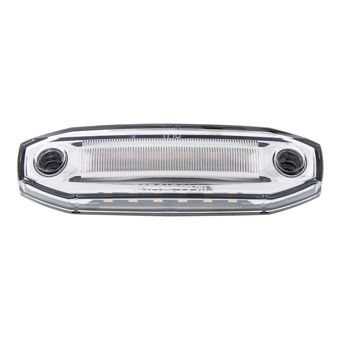 6 Amber LED Light (Clearance/Marker) With 6 Amber LED Side Ditch Light - Thumbnail 4