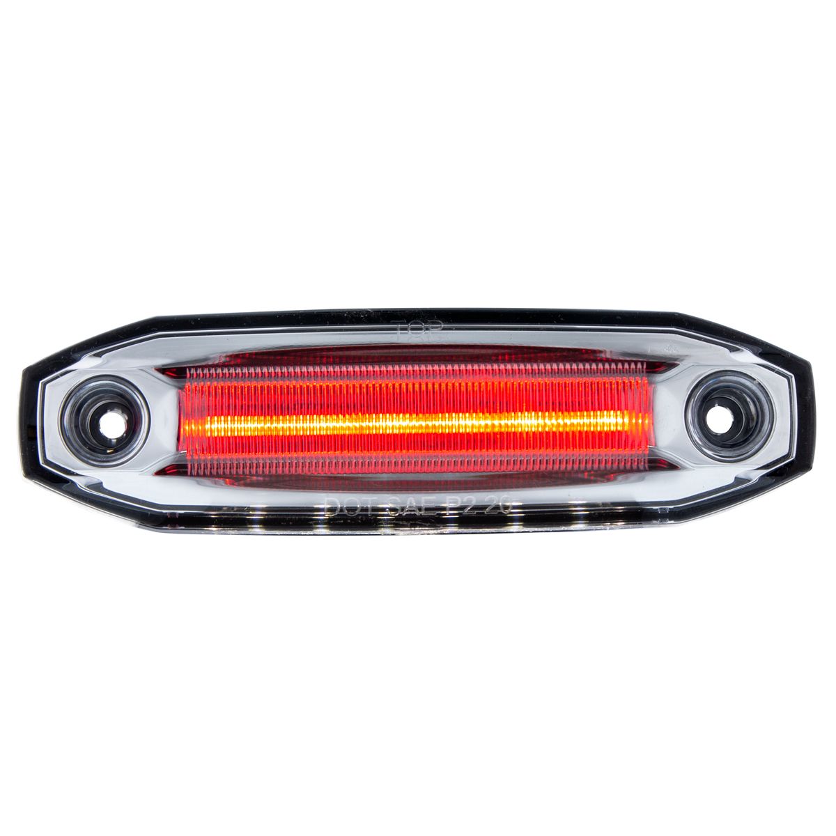 6 Red LED Light (Clearance/Marker) With 6 White LED Side Ditch Light