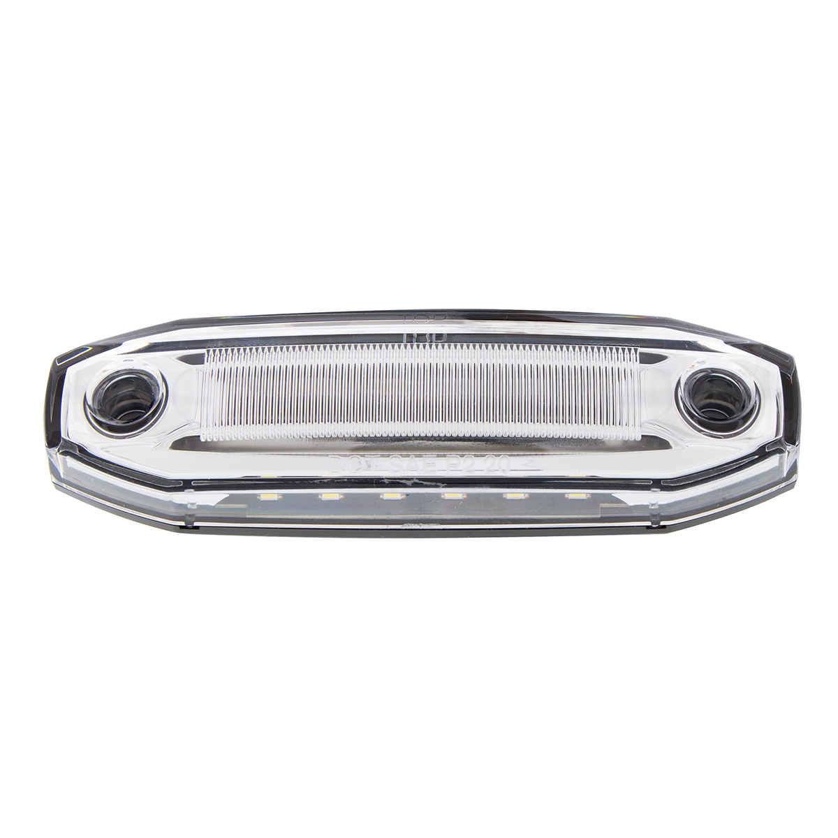 6 Red LED Light (Clearance/Marker) With 6 White LED Side Ditch Light - Thumbnail 4