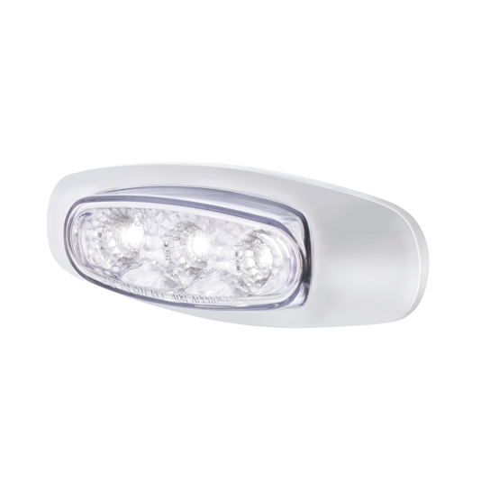 5 LED Reflector Light (Auxiliary/Utility) With Side Ditch Light -White LED/Clear Lens (Bulk) - Thumbnail 6