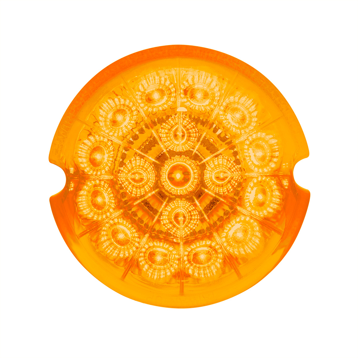 17 LED Dual Function Reflector Cab Light - Amber LED/Amber Lens - Thumbnail 5