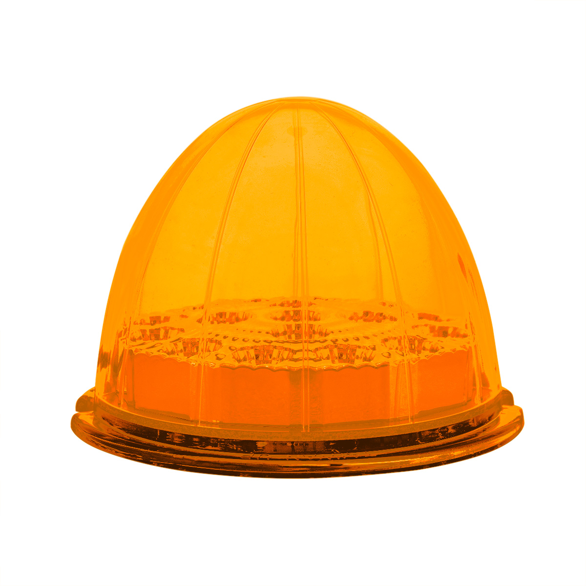 17 LED Dual Function Reflector Cab Light - Amber LED/Amber Lens (Bulk) - Thumbnail 4