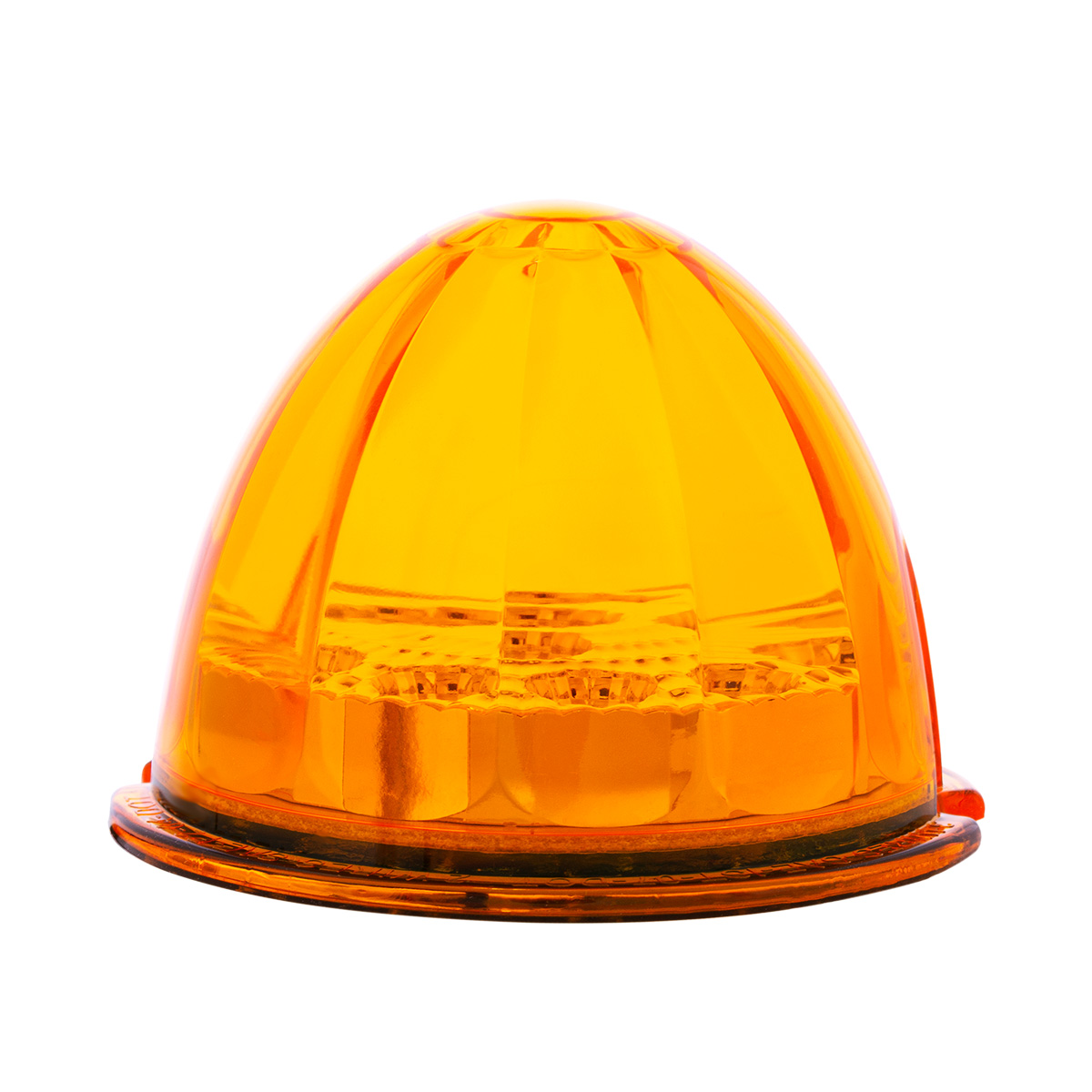 17 LED Reflector Watermelon Maze Cab Light - Amber LED/Amber Lens - Thumbnail 4