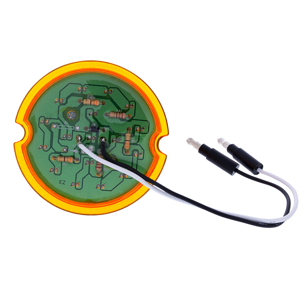 17 LED Reflector Watermelon Maze Cab Light - Amber LED/Amber Lens - Thumbnail 7