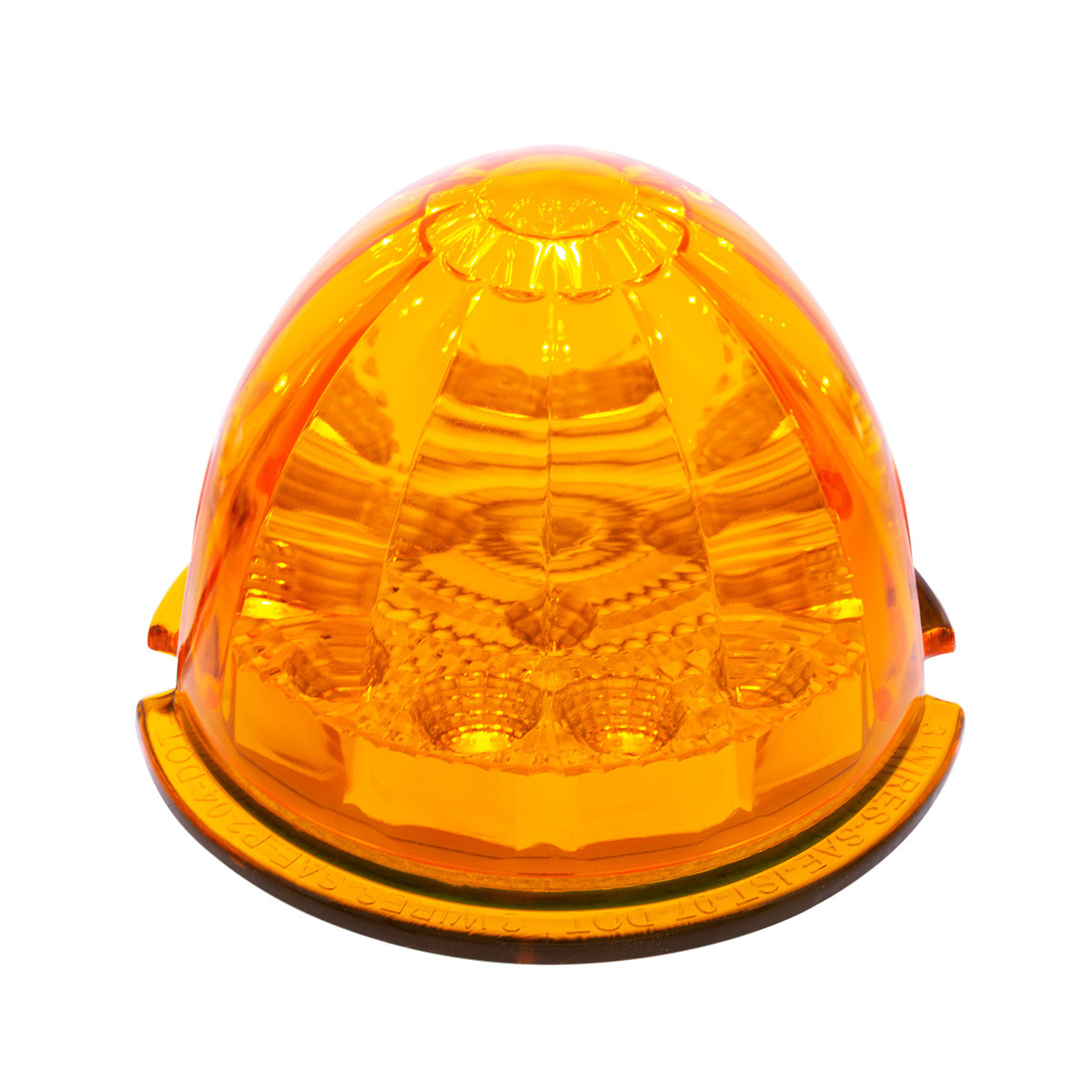 17 LED Reflector Watermelon Maze Cab Light - Amber LED/Amber Lens - Thumbnail 9