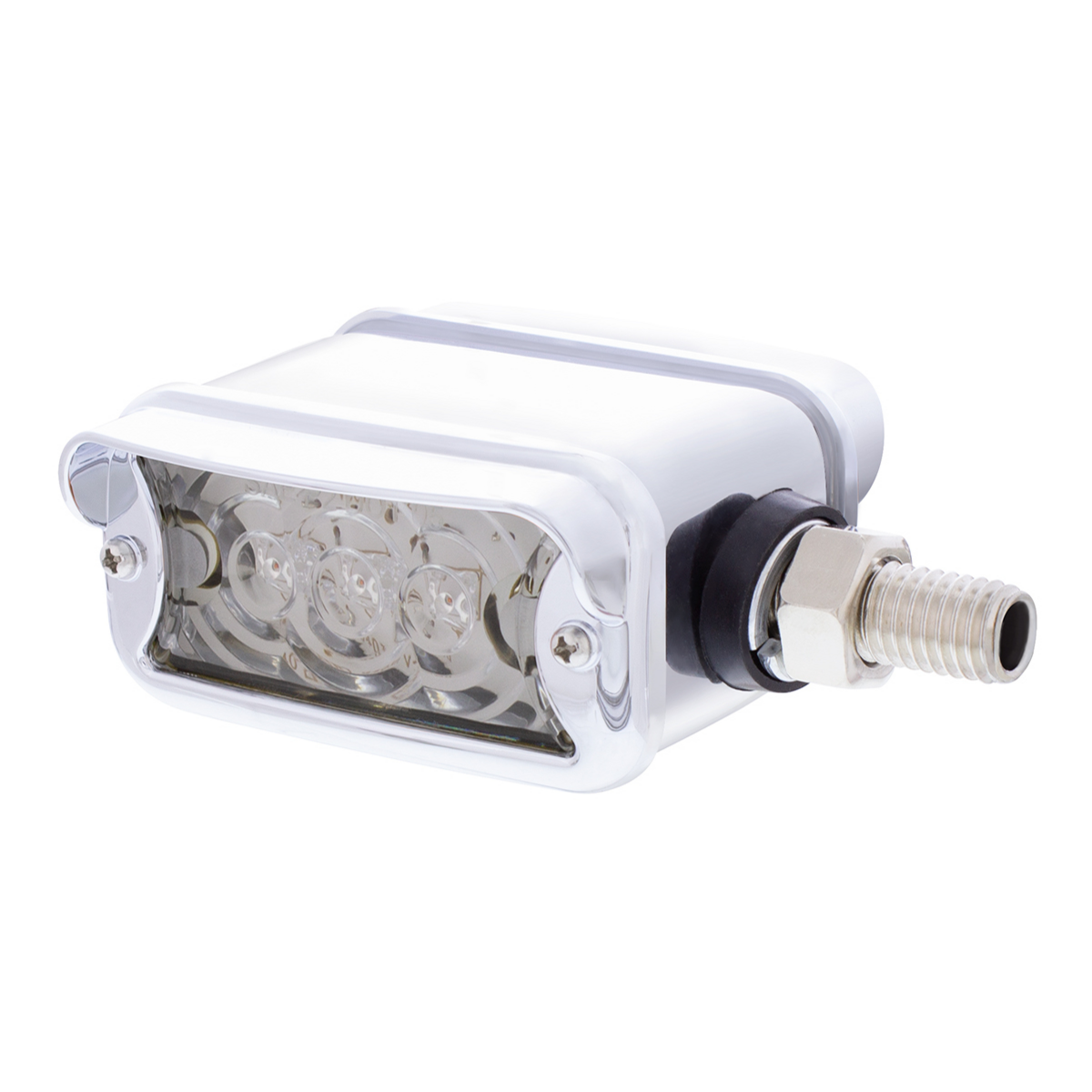 6 LED Single Function Double Face Light W/Visor - Horizontal Mount - Amber & Red LED/Clear Lens - Thumbnail 11