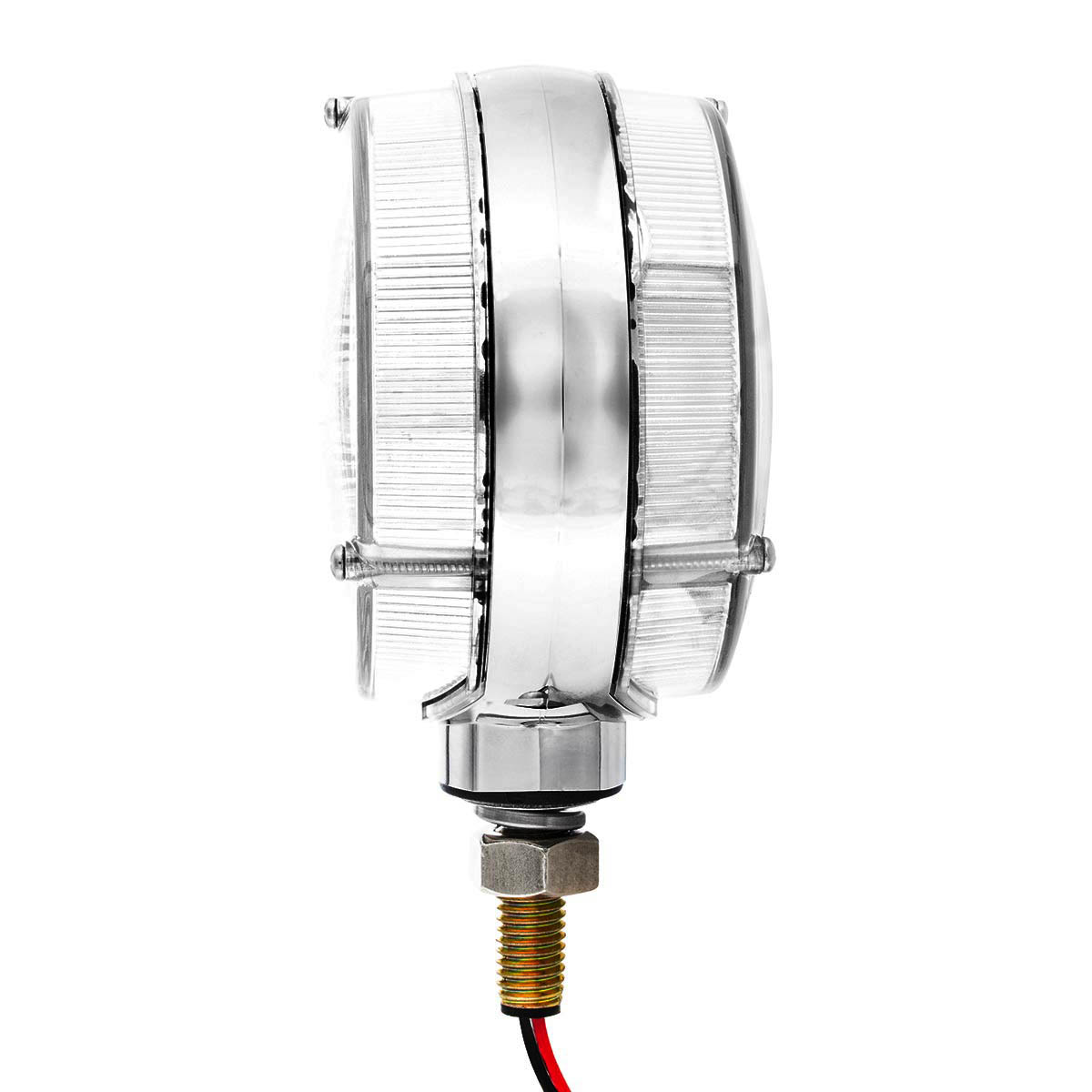 42 LED Reflector Double Face Competition Series Turn Signal Light-Amber & Red LED/Clear Lens - Thumbnail 9