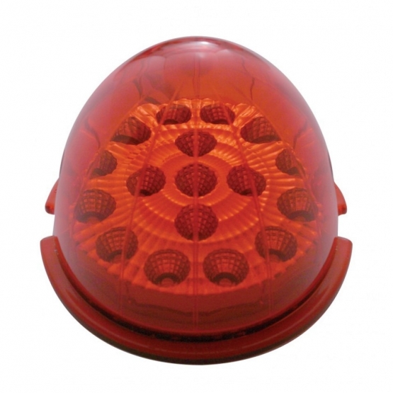 17 LED Watermelon Reflector Cab Light - Red LED/Red Lens