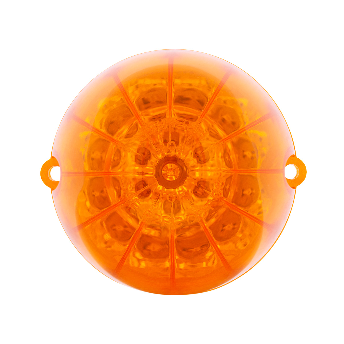 19 LED Reflector Grakon 1000 Style Cab Light - Amber LED/Amber Lens - Thumbnail 6