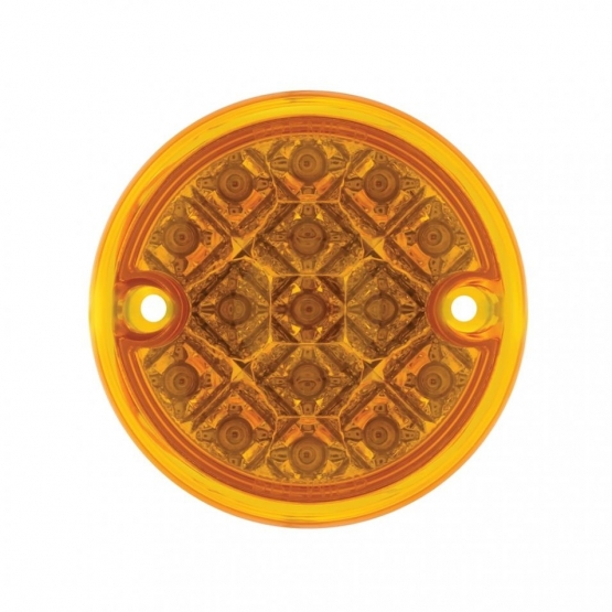 15 LED 3" Reflector Series 4 Light Only For Double Face Light Housing - Amber LED/Amber Lens (Bulk) - Thumbnail 2