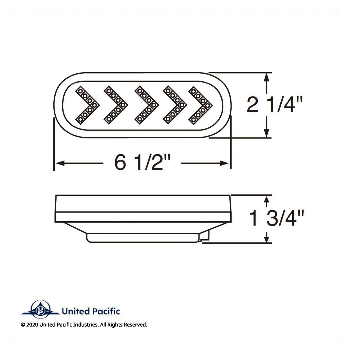 35 LED 6" Reflector Oval Sequential Turn Signal Light - Amber LED/Clear Lens (Bulk) - Thumbnail 2