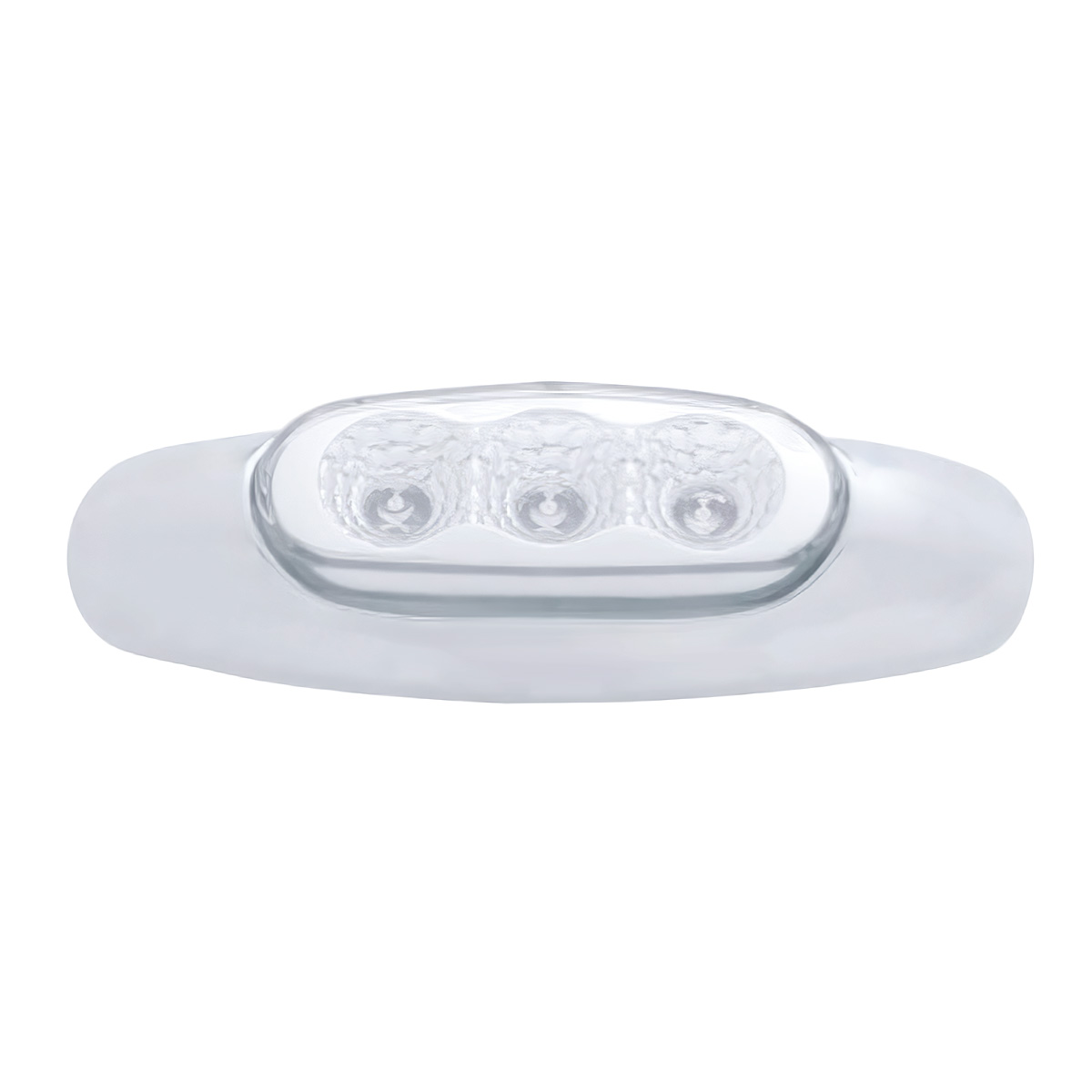 3 LED Reflector Light (Clearance/Marker) - Amber LED/Clear Lens (Bulk) - Thumbnail 2